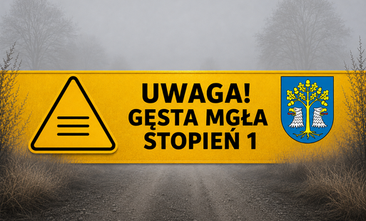 Zdjęcie do Ostrzeżenie! Gęsta mgła!
