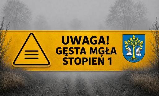 Zdjęcie do Ostrzeżenie! Gęsta mgła!