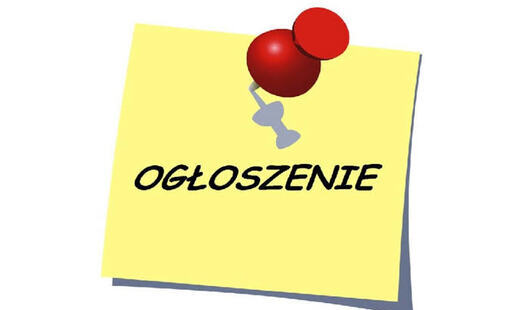 OGŁOSZENIE - Centrum Usług Społecznych w Czarnej Dąbrówce