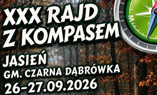 Rajd z kompasem w Jasieniu - wygraj darmowe wejściówki!