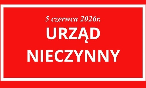 Informacja o dostępności Urzędu w dniu 5 czerwca 2026 r.