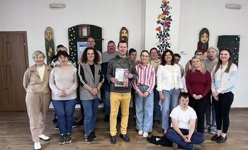 „Super Mocni” w Nożynie - urodziny  beneficjenta projektu 