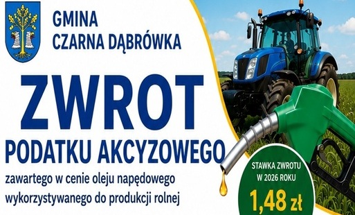 Zwrot podatku akcyzowego w roku 2026