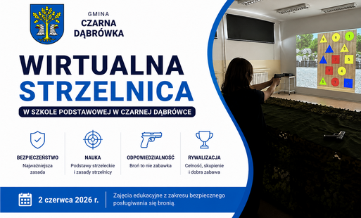Zdjęcie do Zajęcia edukacyjne na wirtualnej strzelnicy w Czarnej Dąbr&oacute;wce
