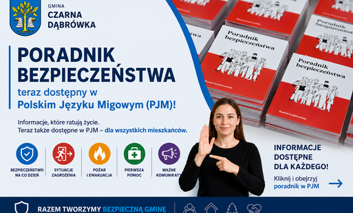 Zdjęcie do Poradnik bezpieczeństwa przetłumaczony na Polski Język Migowy (PJM)